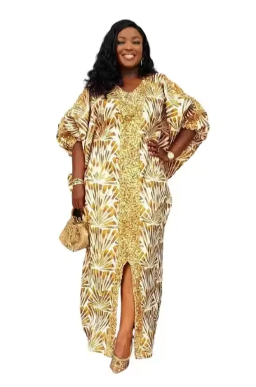 2024 Africa Clothing Abayas for Women Dubai Luxury Spring African Muslim Fashion Dress Caftan Evening Party Dresses Boubou Robe