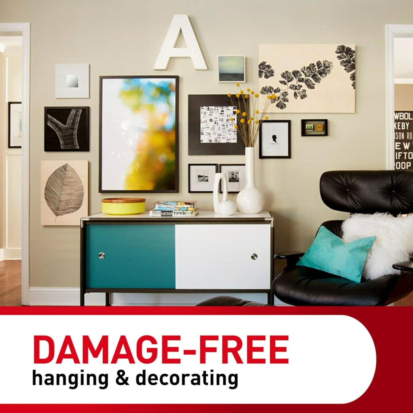 Command 15 lb Large Picture Hanging Strips 14 Pairs (28 Command Strips), Damage-Free Hanging Picture Hangers, No Tools Wall Hanger for Home Decor, White Adhesive