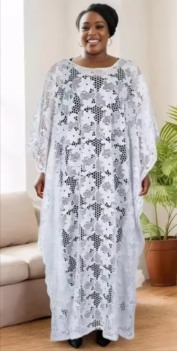 Elegant African Dresses for Women Muslim Fashion Boubou Abayas Robe Dashiki Ankara Lace Outfits Evening Gown Kaftan Maxi Dress